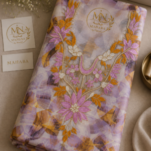 ChatGPT Image Aug 15, 2026, 10_36_27 AM Unstitched Lavender Floral Harir Mukhawar